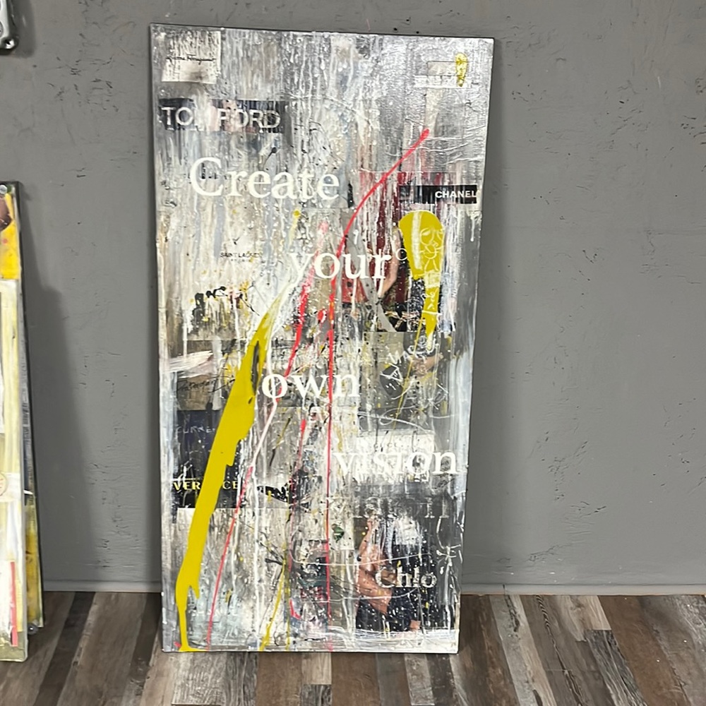 Self painted artwork